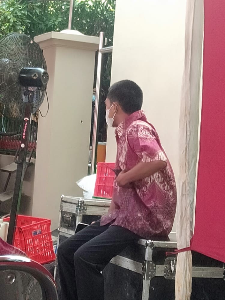 New Arrival Distro Batik Pria Bordir Sogan Hrb026 Batikaf Notoarto Batik Ipnu-ippnu Hem Pria Bel