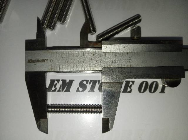 L tanam M6 x 35 (3.5cm) stainless 304