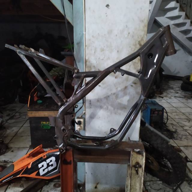 Frame/rangka replika ktm 250 pnp mesin ninja