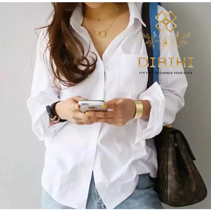 Kemeja Putih Wanita / Kemeja Kerja Wanita / Kemeja formal