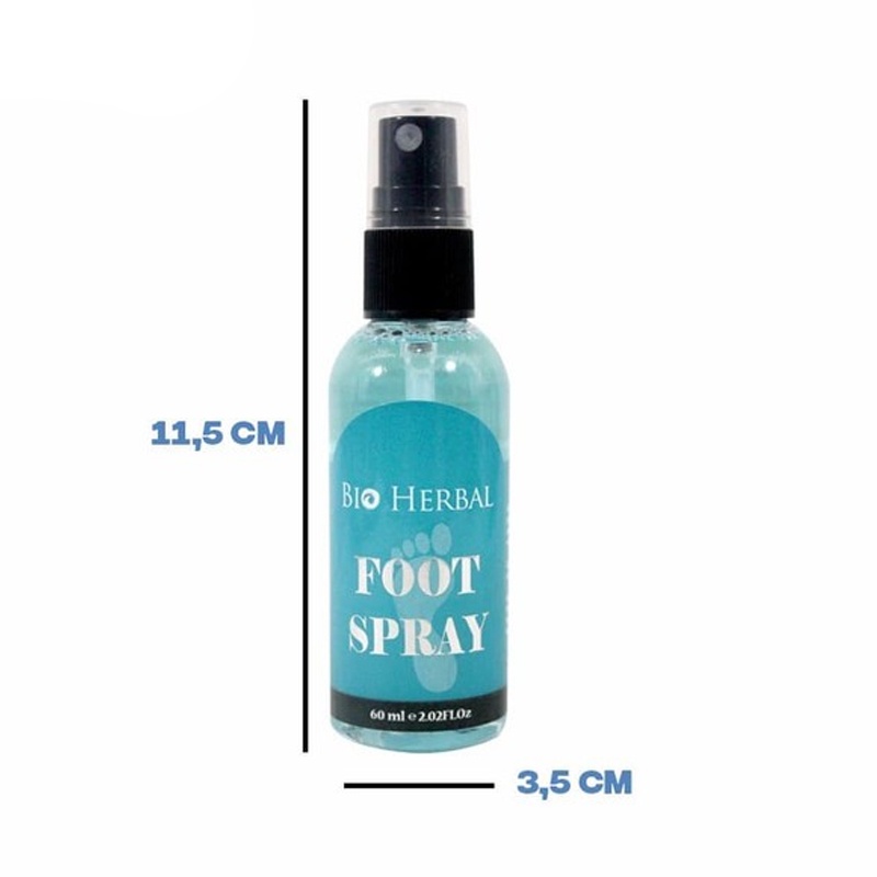 OBAT BAU KAKI AMPUH SEMPROT BIO HERBAL FOOT SPRAY ORIGINAL BPOM