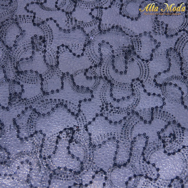 

Alta Moda Kain Tile Bordir Lurex Navy (1M)