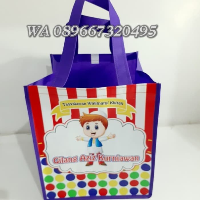 

Tas souvenir khitan custom Gilang