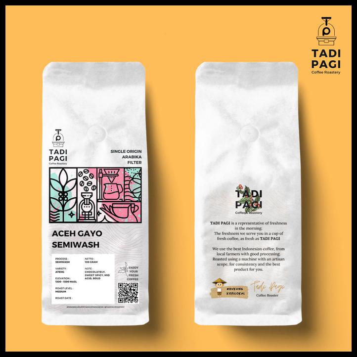 

Arabika Gayo Semi Wash 200 Gr Roast Bean Coffee - Kopi Biji Matang