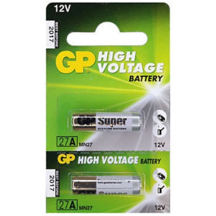 BATERAI REMOTE MOBIL 27AE ALKALINE GP 12V A27 . 27A .27AE