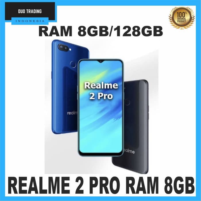 REALME 2 PRO RAM 8GB ROM 128GB GARANSI RESMI OPPO GARANSI