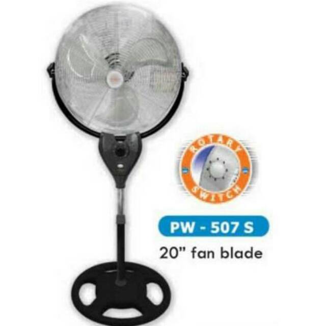 Kipas Angin tornado besi 20 inchi  Maspion PW 507