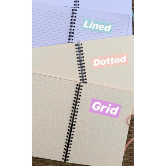 

9.9 COD Tambahan 50 Lembar Kertas Polos/Bergaris/Dotted/Grid Buku Tulis A4 & A5 & B5 Writescape ✈