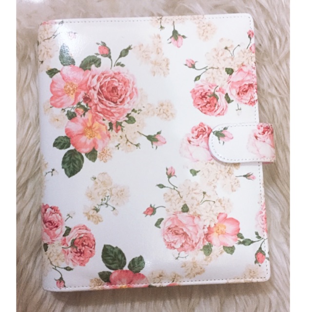 

Binder Printing Flowers White B5/26Ring