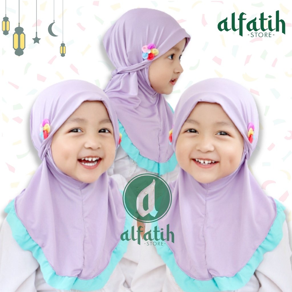 ALFATIH STORE / JILBAB ANAK SYIRIA BUNGA 2 / HIJAB ANAK / JILBAB INSTAN / KERUDUNG ANAK MURAH KERUDUNG ANAK BAYI PEREMPUAN JILBAB ANAK 2 TAHUN HIJAB ANAK BAYI TERBARU HIJAB INSTAN ANAK