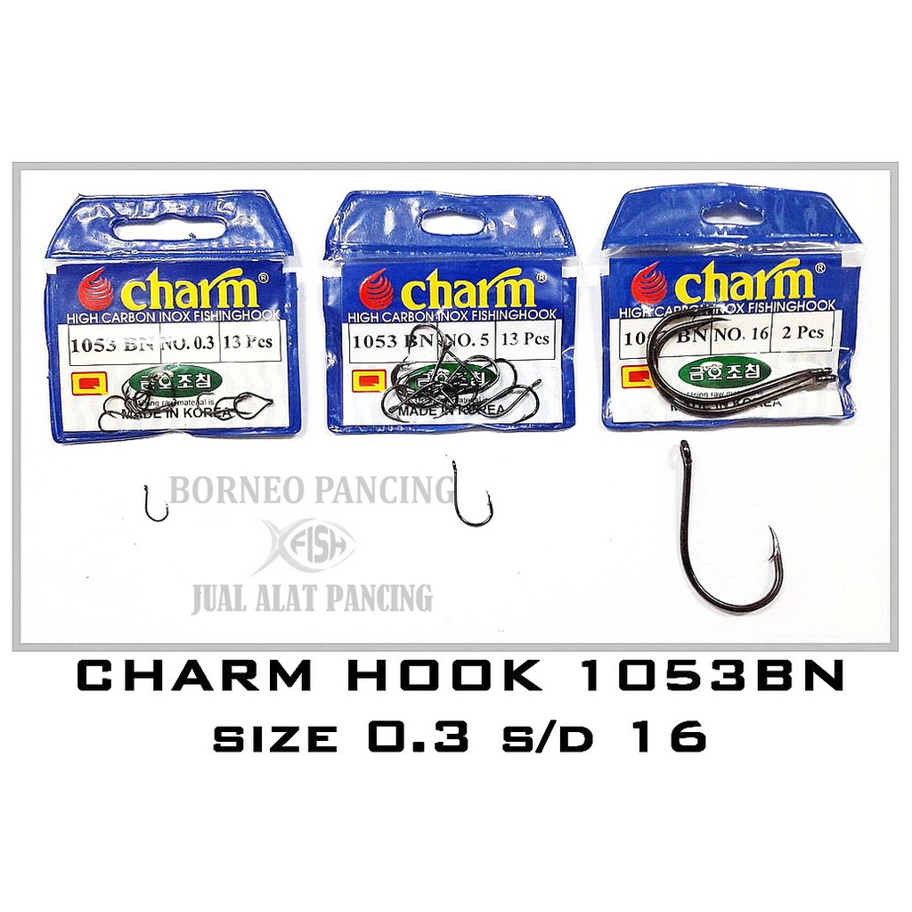 Mata Pancing Charm CHINU 1053 size #1 s/d #16