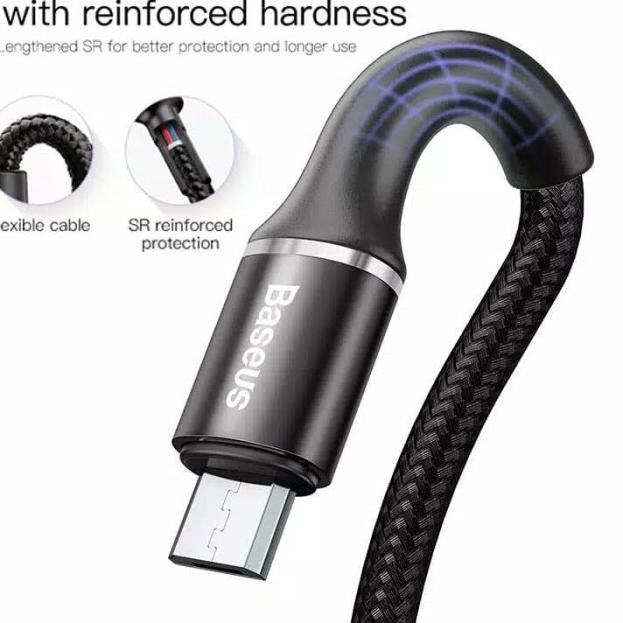 ✱ LED Micro USB Fast Charging Cable 3A - Kabel Data Micro USB 1m ۩