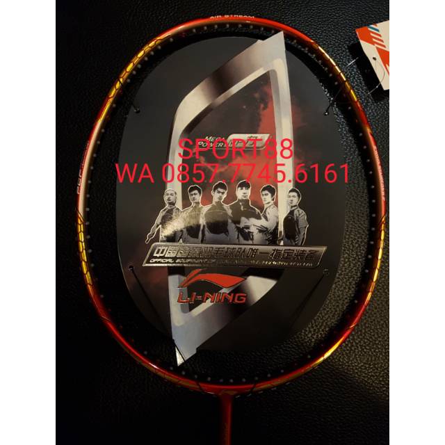 RAKET LINING N99 AIR STREAM RED + BG 66 ORI