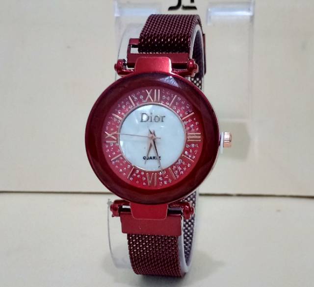 Jam Tangan Wanita Magnetik Murah Diyor Diamond Romawi