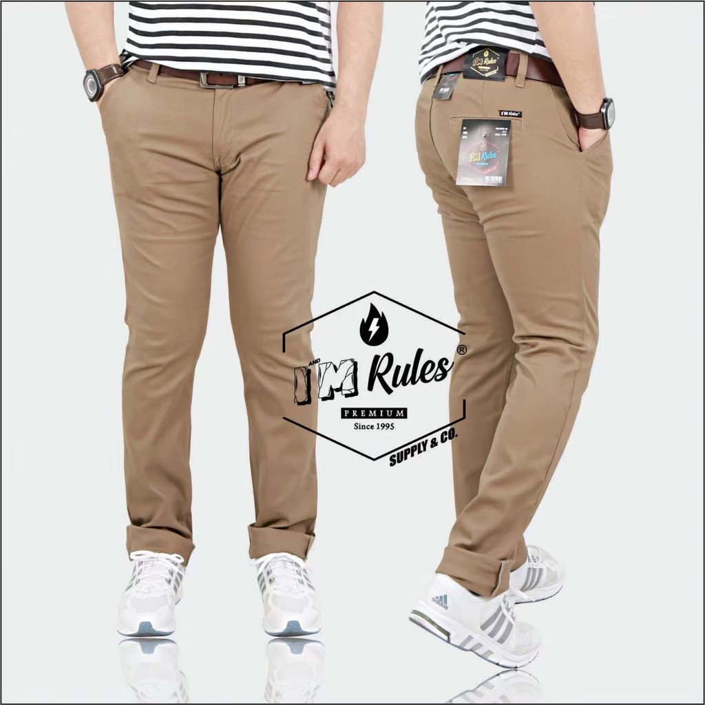 Celana chino pants casual pria / celana chino best seller / celana chino cotton twill