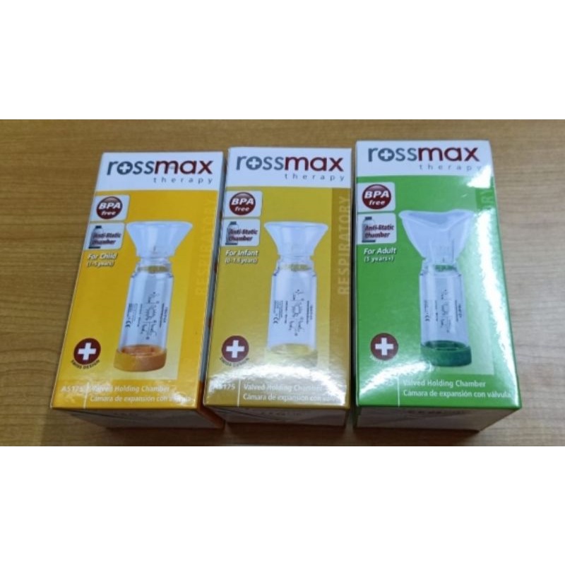 Aerochamber Rossmax / alat bantu asma inhaler