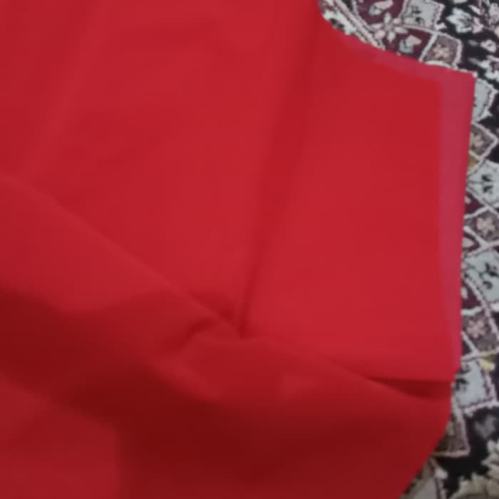 Bahan Bludru meteran Bahan kain bludru merah bahan baju celana