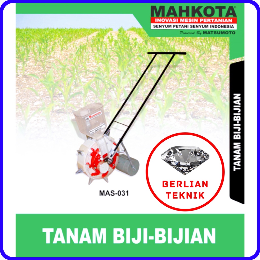 Alat Tanam Jagung Biji Bijian 8 Mulut Mahkota MAS 031