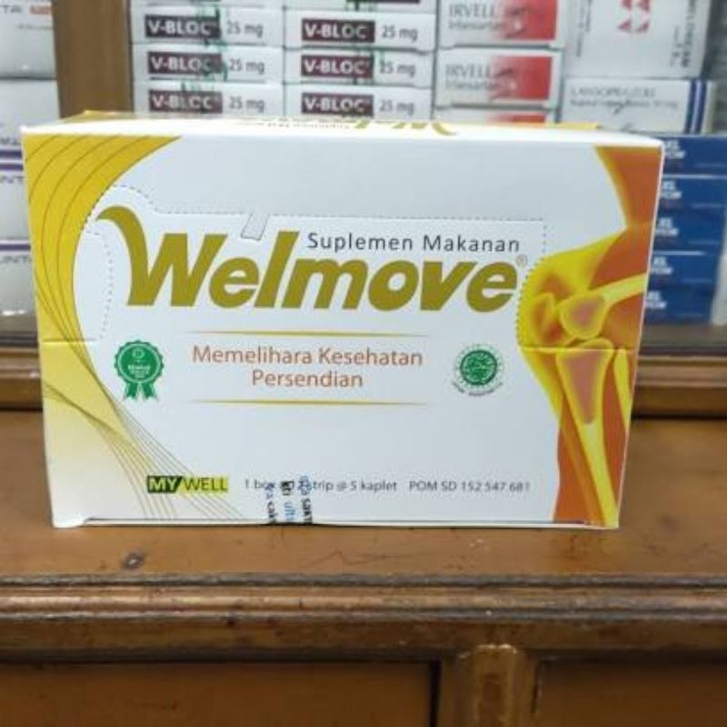 Welmove Obat Sendi 1 strip x 5 kaplet SUPLEMEN Makanan