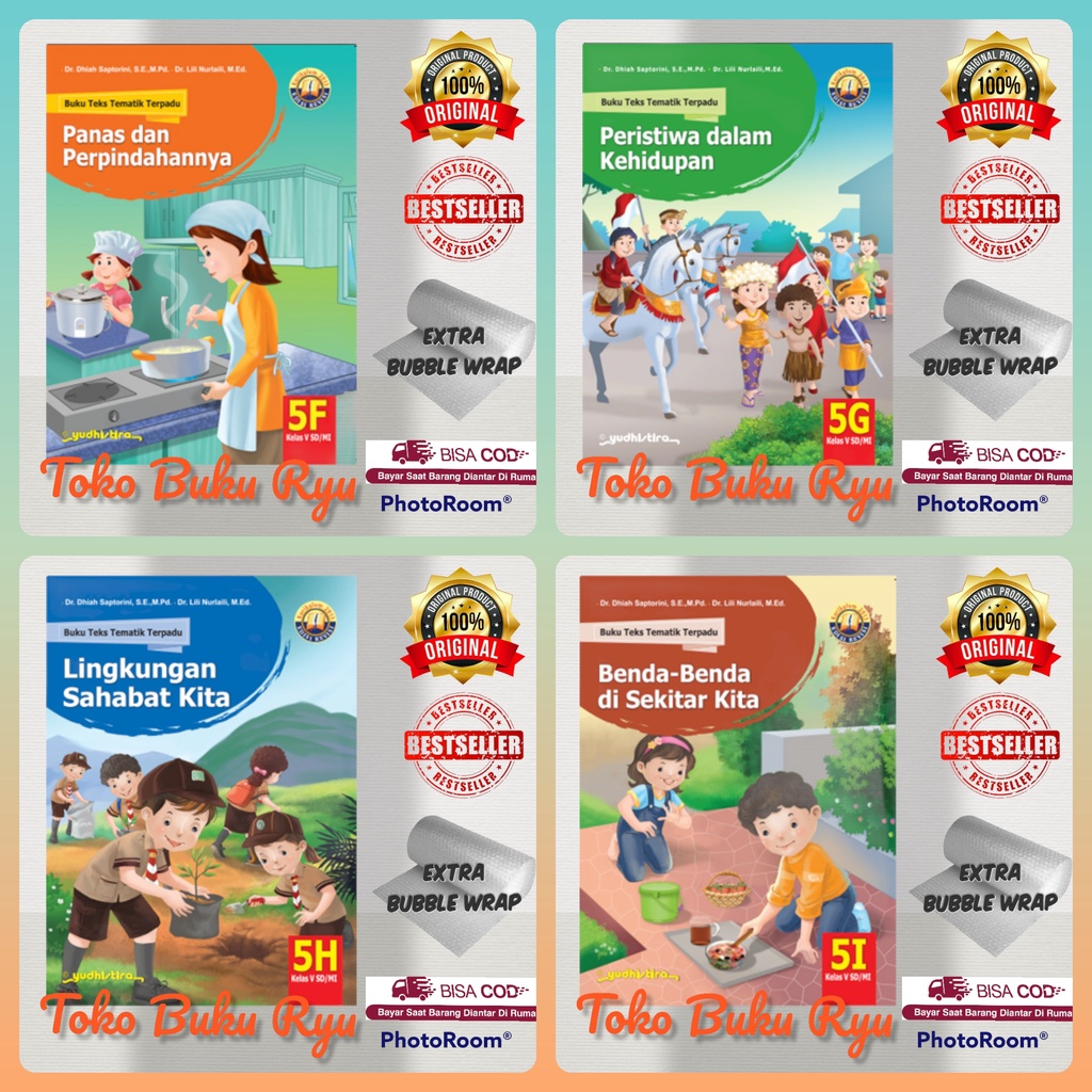 TEMATIK TERPADU 5F 5G 5H 5I KELAS 5 SD K13 REVISI YUDHISTIRA