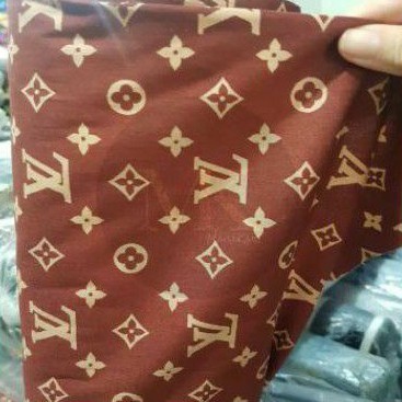 Kain Katun Motif Kotak Burberry Meteran Roll