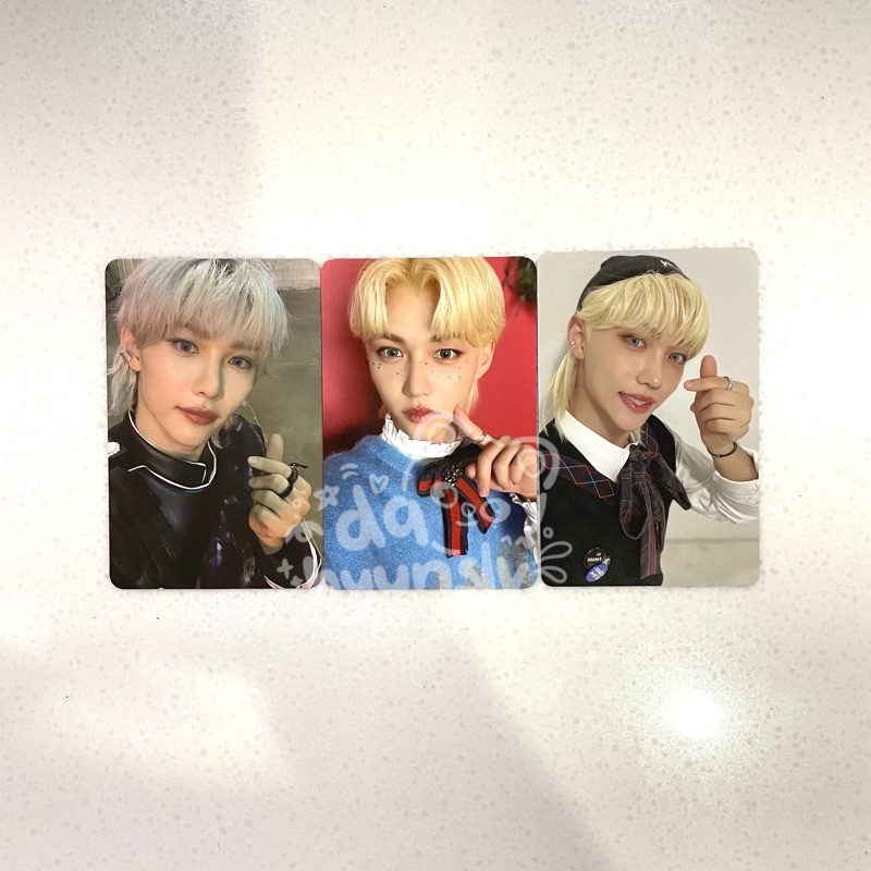 PC Photocard Felix DS Double Side IN LIFE CE Christmas EveL POB JYP Merah