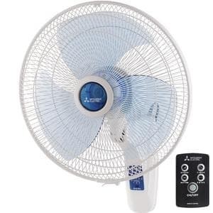 Mitsubishi W18RWCYBL Wall Fan 18 inch Remote Blue Limited