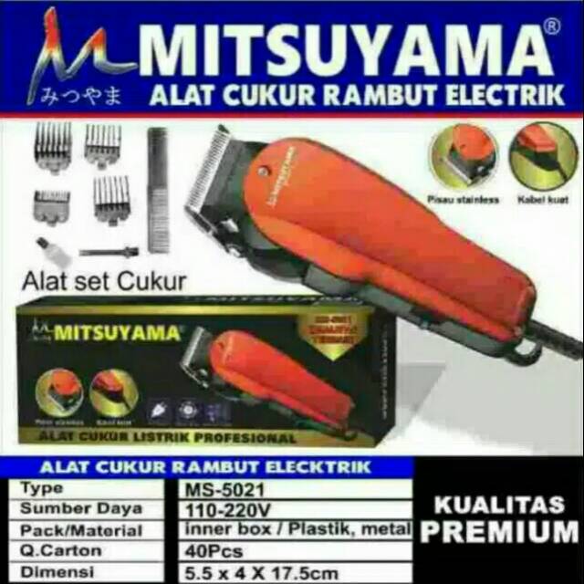Alat Cukur Rambut MITSUYAMA MS-5021 // Cukuran Rambut
