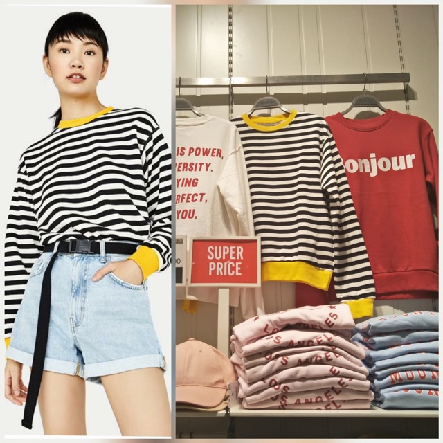 PRINTED Sweatshirt BERSHKA