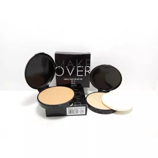 REFILL - MAKE OVER Perfect Cover Two Way Cake ❤ jselectiv ❤ Bedak TWC MAKE OVER - ORI✔️BPOM✔️COD✔️