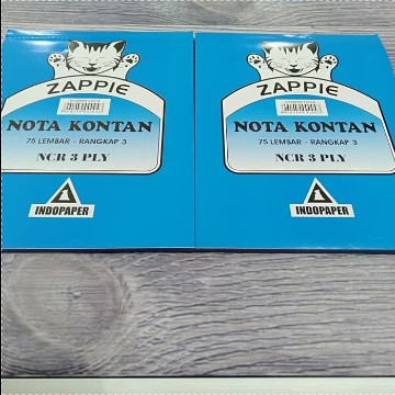 

Buku Nota Konta 3ply 75set nota kontan 3 rangkap 75 lembar Zappie