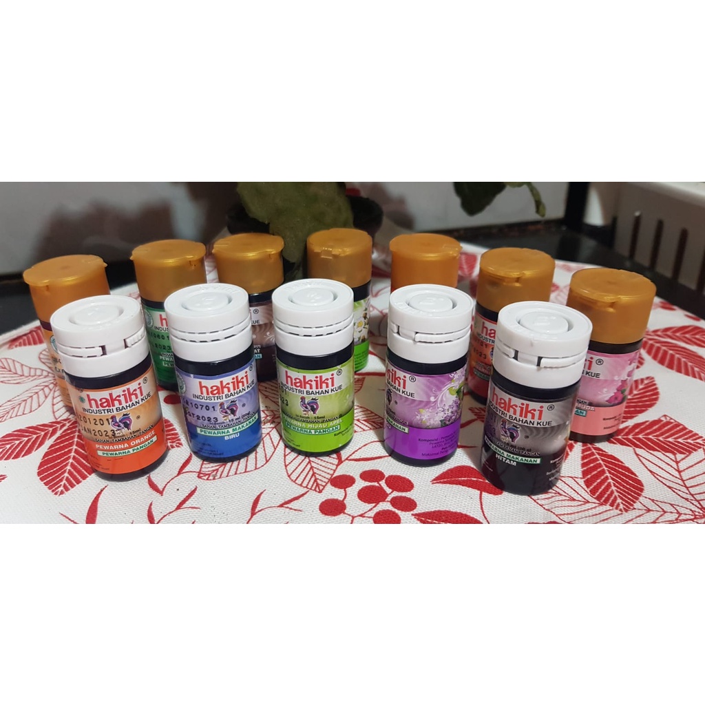 

Hakiki Pewarna Cair dengan Beberapa Pilihan Warna 3.7ml