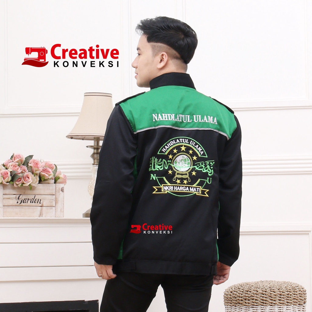 JAKET MAJLIS nu+ BORDIR NAMA | Jaket NU terbaru / nahdlatul ulama / MAJELIS sholawat