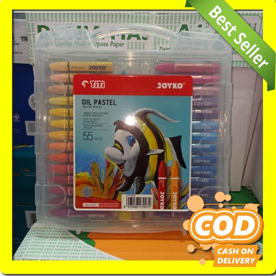 

Premium) Crayon Krayon Spidol Pensil Art 1 Set Isi 150 Pcs Alat Perala Crayon Titi 55 Warna