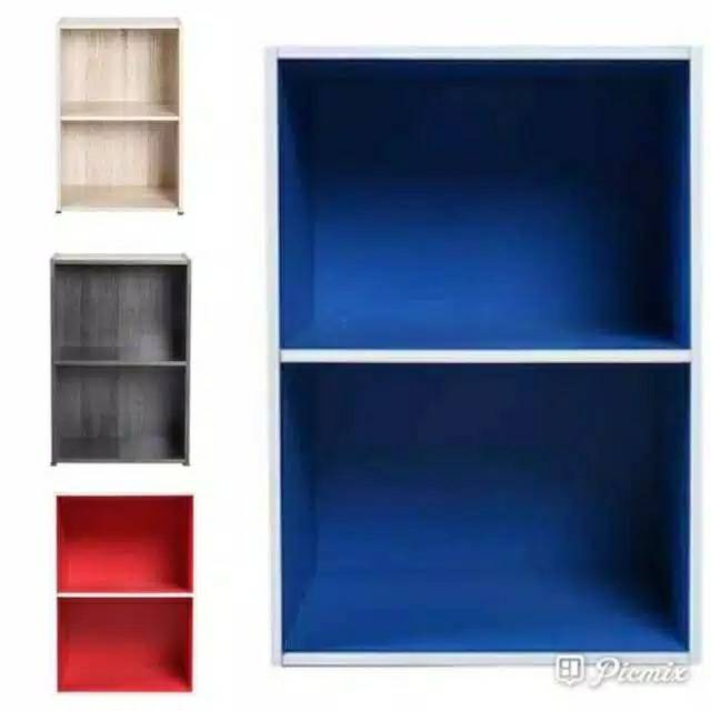 TERMURAH RAK  2 SUSUN BAHAN KAYU SERBAGUNA RAK  BUKU 