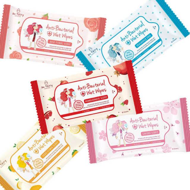 Au Fairy Anti Bacterial Fragrance Free Wet Wipes