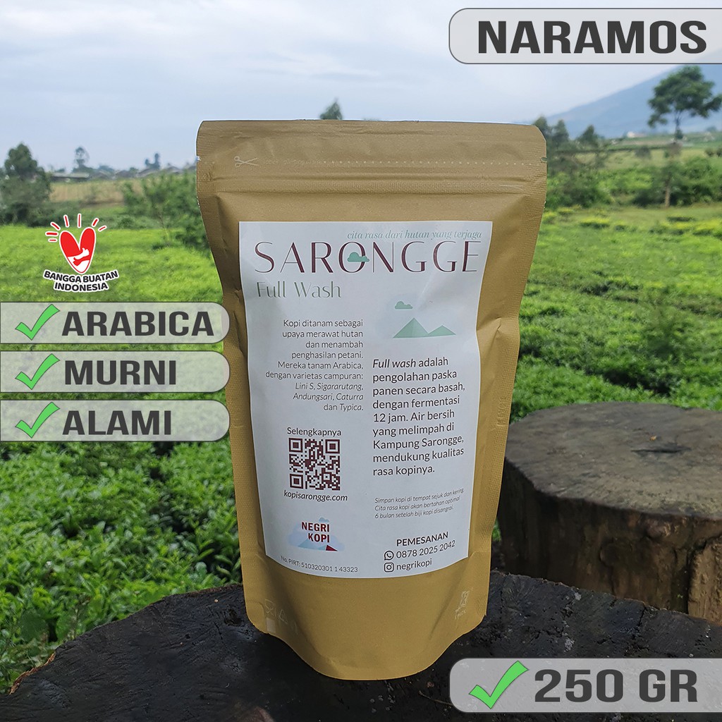 

Kopi Bubuk Arabica Sarongge - Full Wash