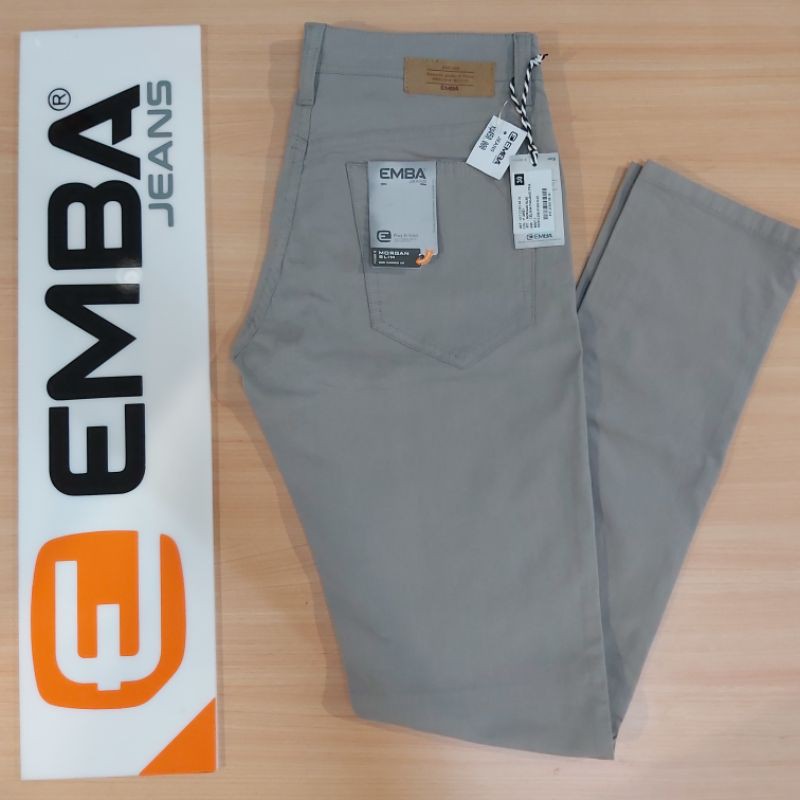 EMBA Chinos Morgan Slim Pria / Celana Emba Pria Original