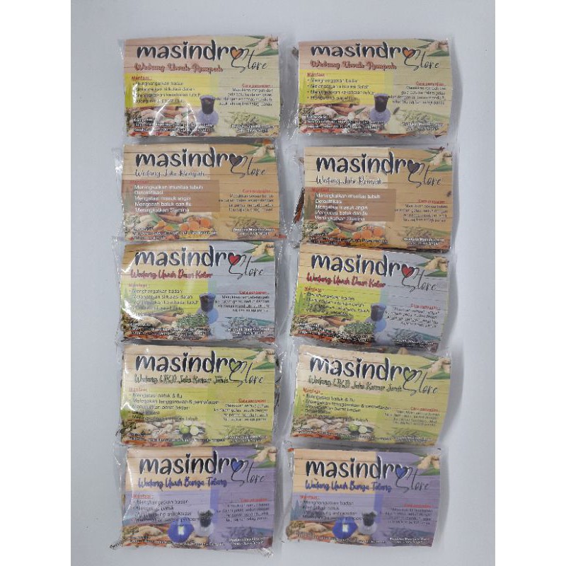 

WEDANG SOLO MIX (1 pack isi 10 pcs)