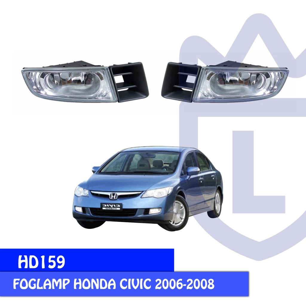 FOGLAMP / LAMPU KABUT DLAA HD159 HONDA CIVIC 2006-2008