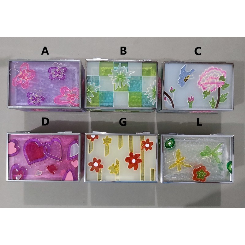 

Kotak Kado / Box Souvenir / Tempat Perhiasan Acrylic Set (isi 3 pcs)