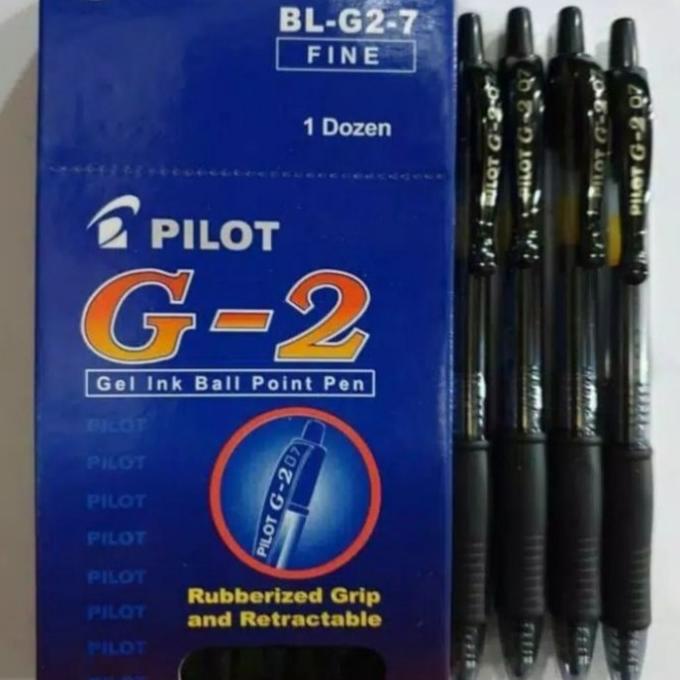 

Pulpen pen Pilot G-2 Hitam BL-G2 0.7 Original Japan (1losin) ---Terbaru---