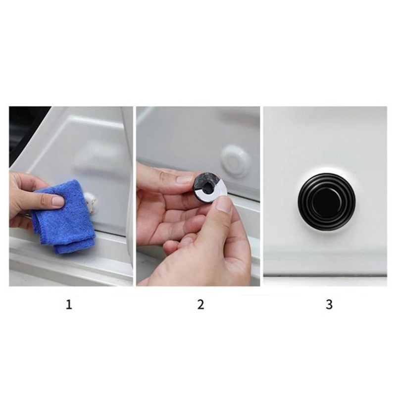 5Pc/Set Universal Car Door Soundproof Damping Rubber Gasket /  Prevent Car Door Abnormal Noise Pad