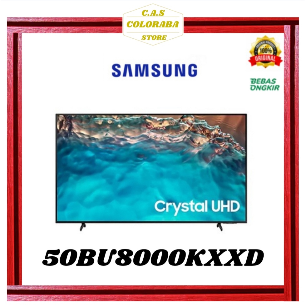 SAMSUNG LED TV 50 INCH UA50BU8000 SMART TV 4K SAMSUNG 50BU8000 BU8000 50BU TV SAMSUNG 50 INCH