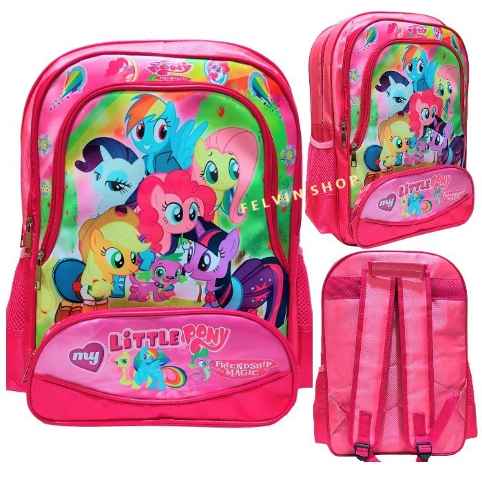 TAS ANAK Batman Frozen Elsa PAUD Koper Kuda Poni Unicorn B3W tas sekolah anak Kartun Laki Laki
