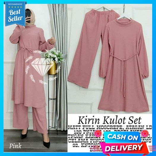 Couzy Set Top & Pants Pakaian Wanita All-Size Setelan Pakaian Wanita Setelan Baju Wanita Setelan Cel
