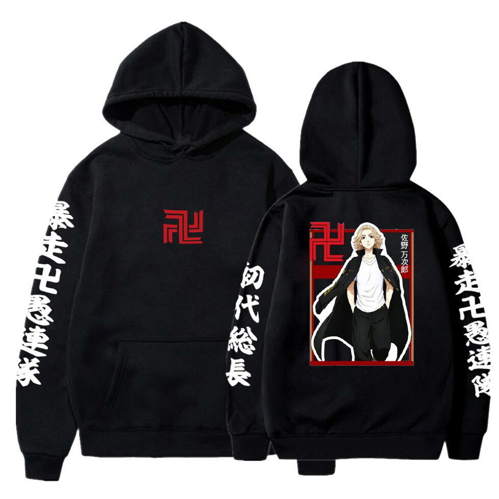 Sweater Jaket Hoodie Tokyo Revengers Anime Tokyo Manji Mikey Hoodie Touman Manjiro Sano