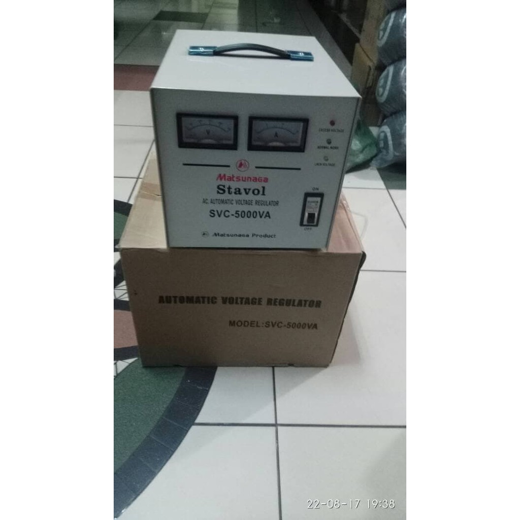 stabilizer Matsunaga 5000w stavol scv-5000N 5000 watt