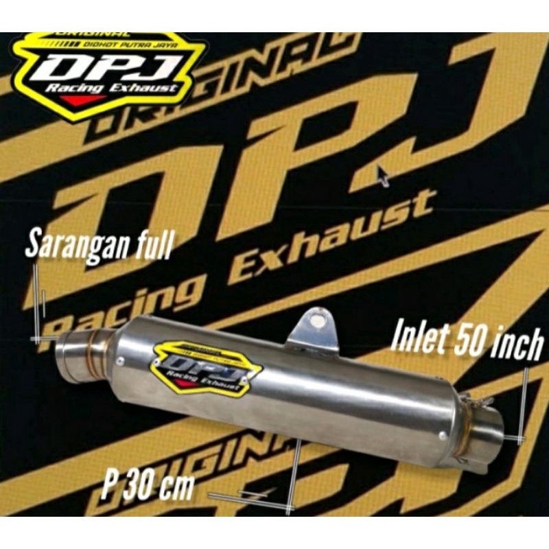 KENALPOT DPJ BULAT KAPSUL SARINGAN FUL