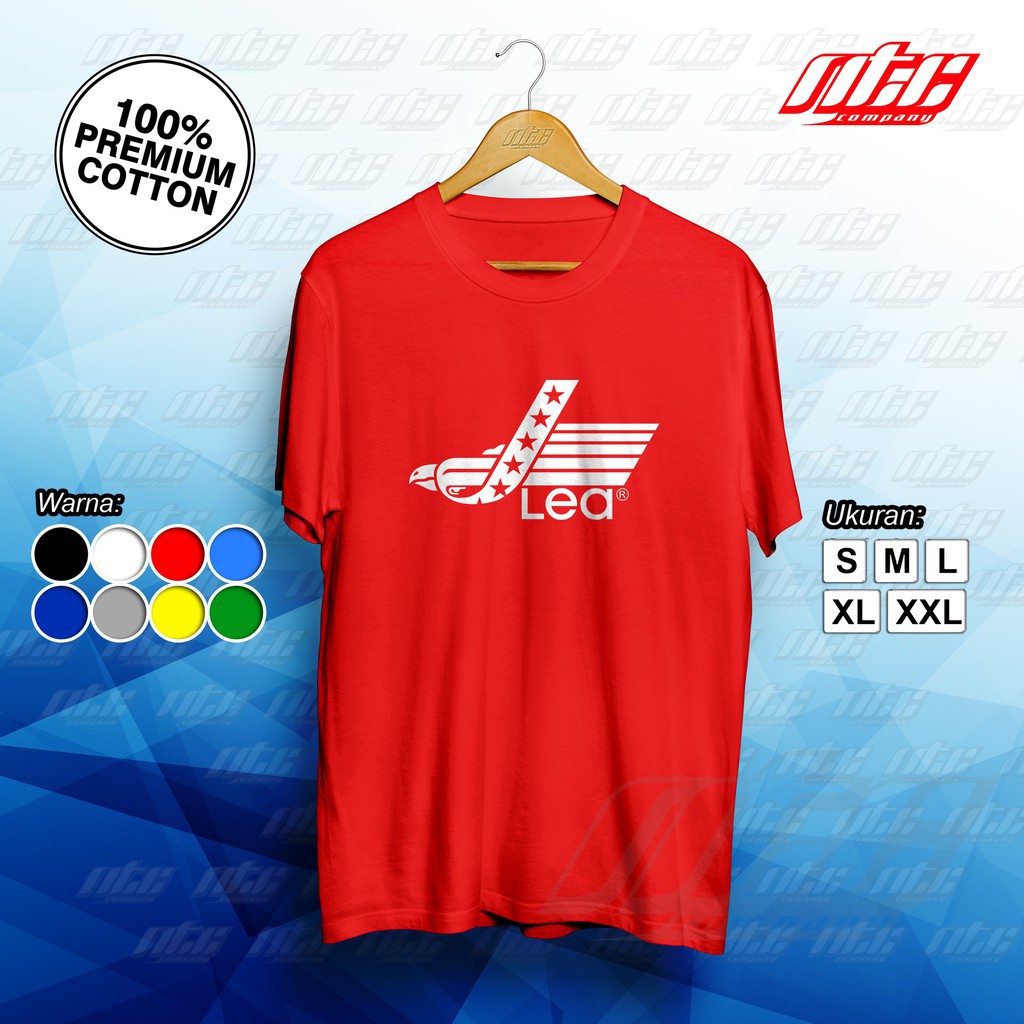 Kaos / T-shirt / Baju Logo Lea Jeans Terbaru Original Diskon Murah  -MITRA